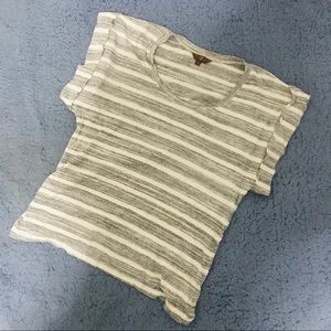 7 For All Mankind Shirt Wide Sleeve Printed Top